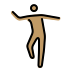 man dancing, medium skin tone